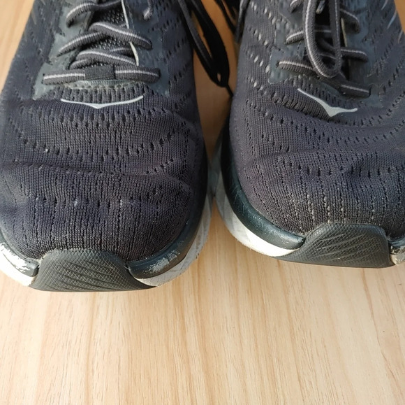 Hoka One One Arahi 4 Running Shoes Mens Size 10 Black and florescent Athletic - Picture 2 of 8